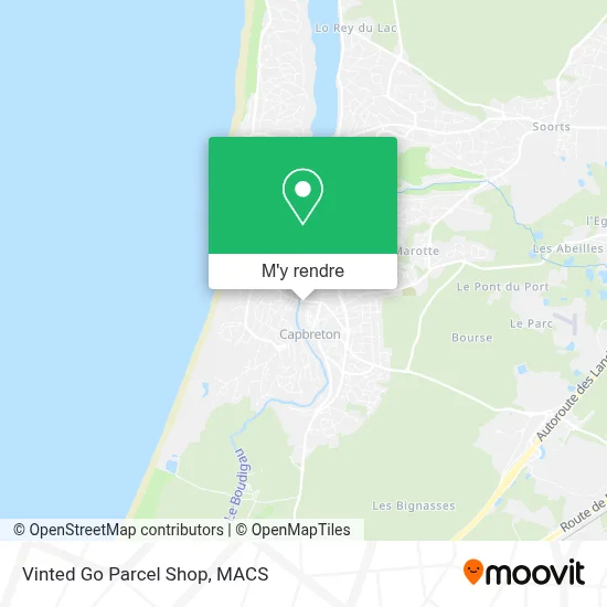Vinted Go Parcel Shop plan