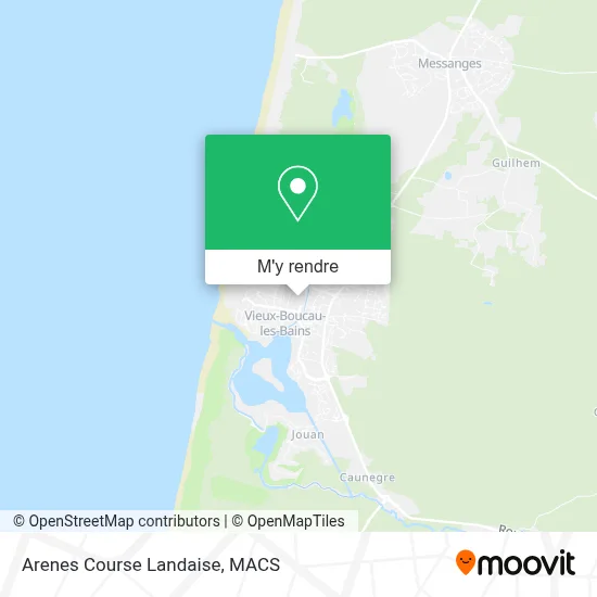 Arenes Course Landaise plan