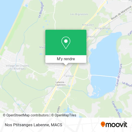 Nos Ptitsanges Labenne plan