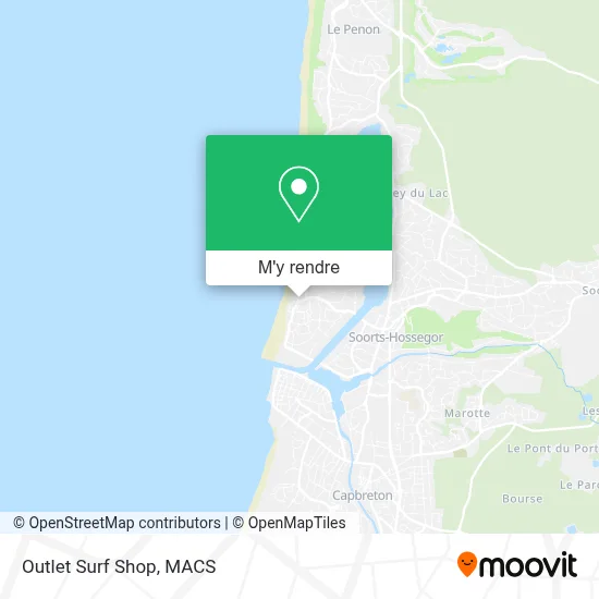 Outlet Surf Shop plan