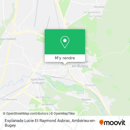 Esplanade Lucie Et Raymond Aubrac plan