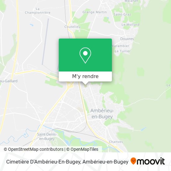 Cimetière D'Ambérieu-En-Bugey plan