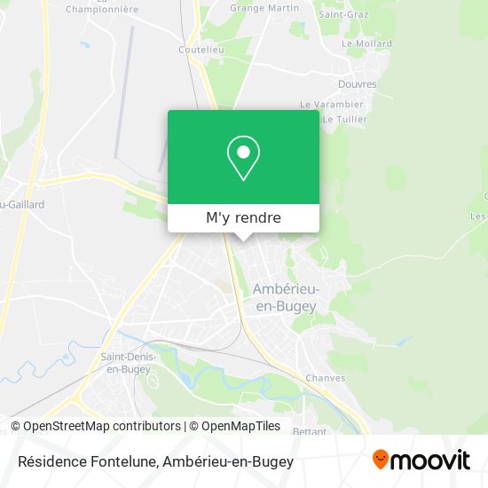 Résidence Fontelune plan