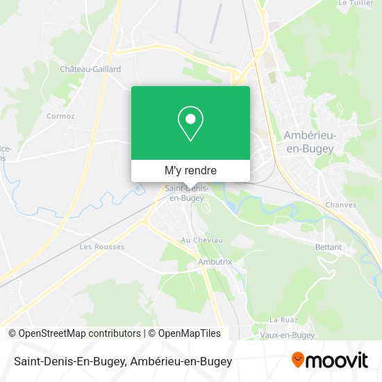 Saint-Denis-En-Bugey plan