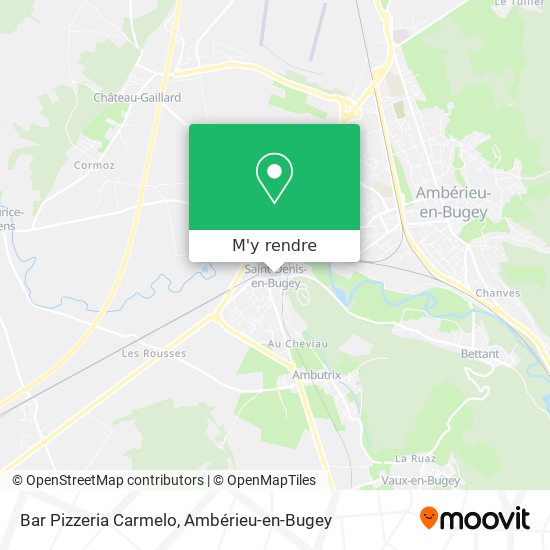 Bar Pizzeria Carmelo plan