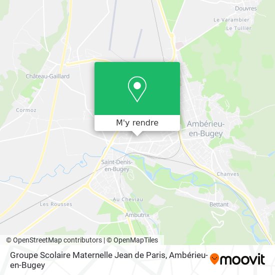 Groupe Scolaire Maternelle Jean de Paris plan