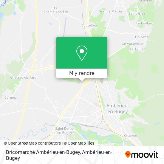 Bricomarché Ambérieu-en-Bugey plan
