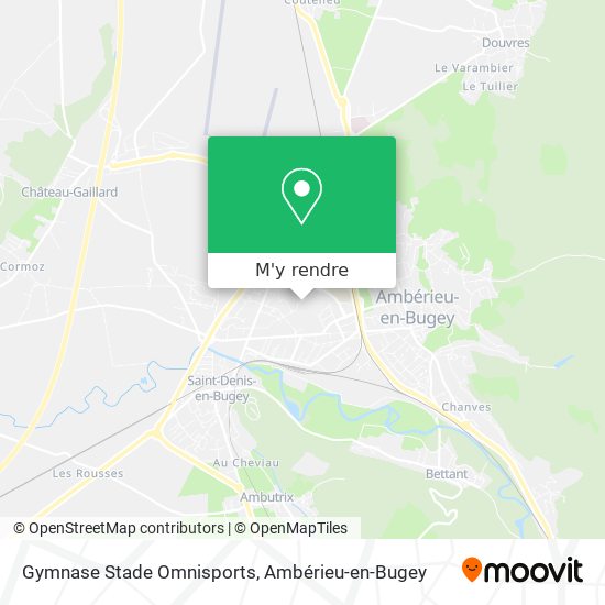Gymnase Stade Omnisports plan