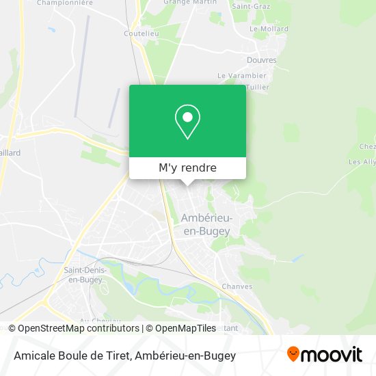 Amicale Boule de Tiret plan