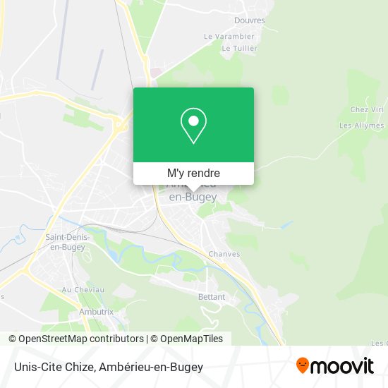Unis-Cite Chize plan