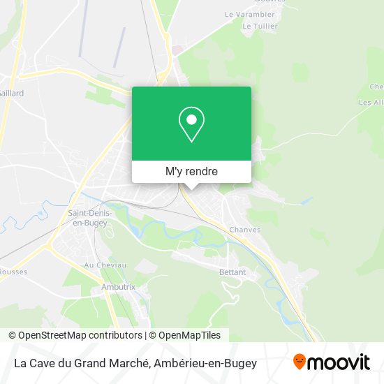 La Cave du Grand Marché plan