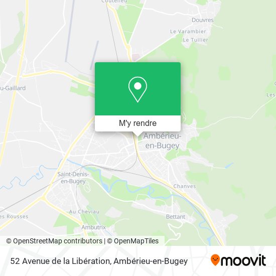 52 Avenue de la Libération plan