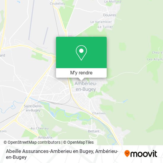 Abeille Assurances-Amberieu en Bugey plan