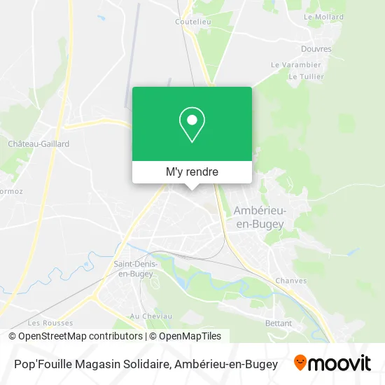 Pop'Fouille Magasin Solidaire plan