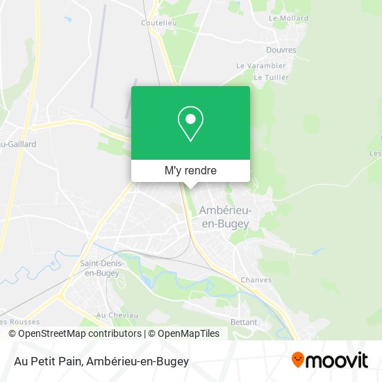 Au Petit Pain plan