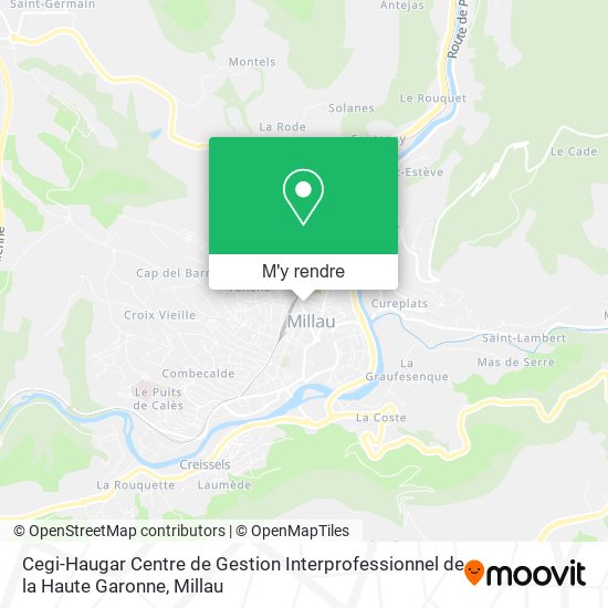 Cegi-Haugar Centre de Gestion Interprofessionnel de la Haute Garonne plan