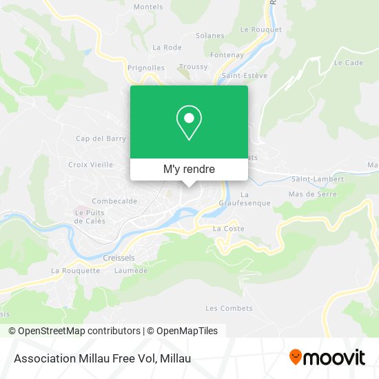 Association Millau Free Vol plan