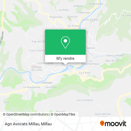 Agn Avocats Millau plan