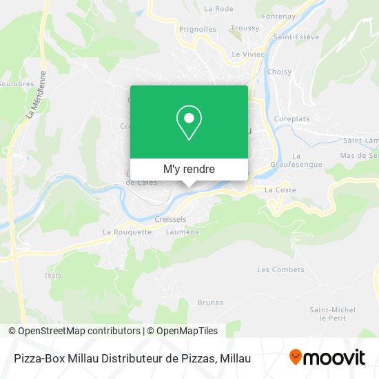 Pizza-Box Millau Distributeur de Pizzas plan