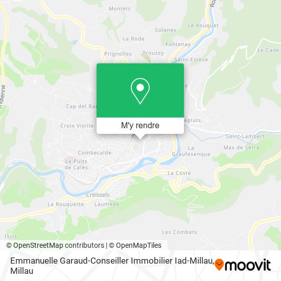 Emmanuelle Garaud-Conseiller Immobilier Iad-Millau plan