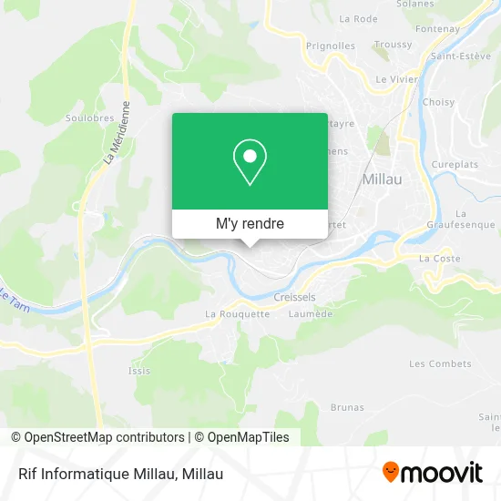 Rif Informatique Millau plan