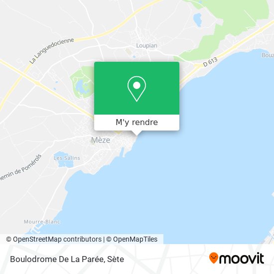 Boulodrome De La Parée plan