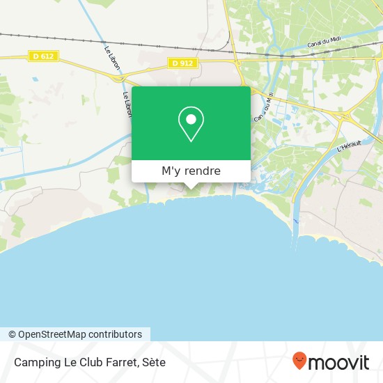 Camping Le Club Farret plan