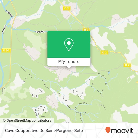 Cave Coopérative De Saint-Pargoire plan