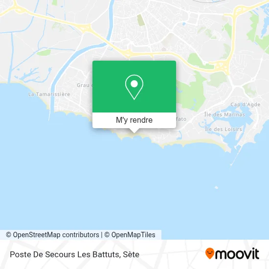 Poste De Secours Les Battuts plan