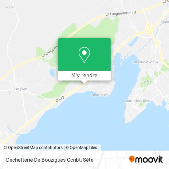 Déchetterie De Bouzigues Ccnbt plan