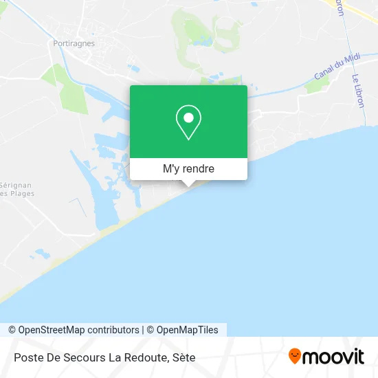 Poste De Secours La Redoute plan
