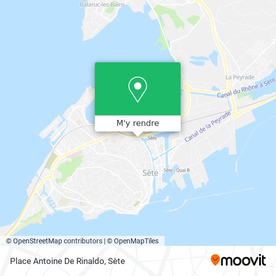 Place Antoine De Rinaldo plan
