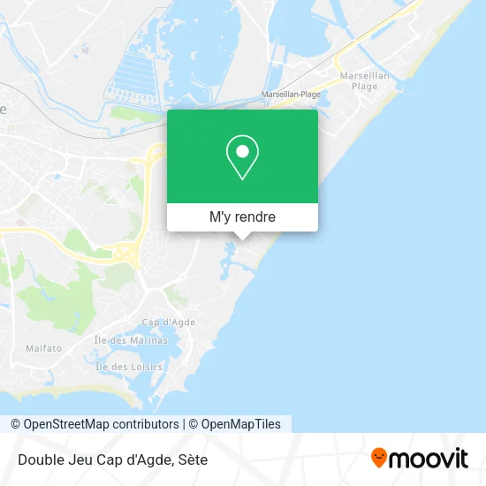 Double Jeu Cap d'Agde plan