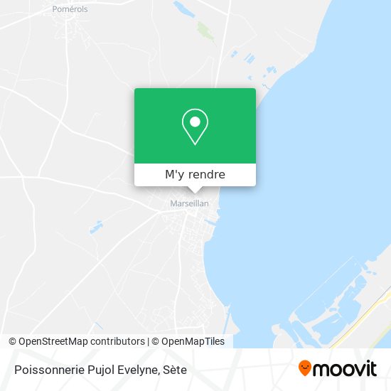 Poissonnerie Pujol Evelyne plan