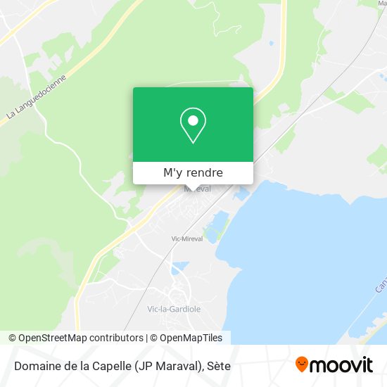 Domaine de la Capelle (JP Maraval) plan