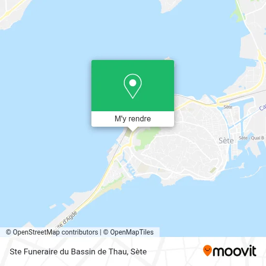 Ste Funeraire du Bassin de Thau plan
