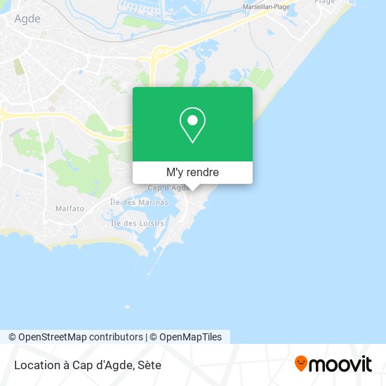 Location à Cap d'Agde plan