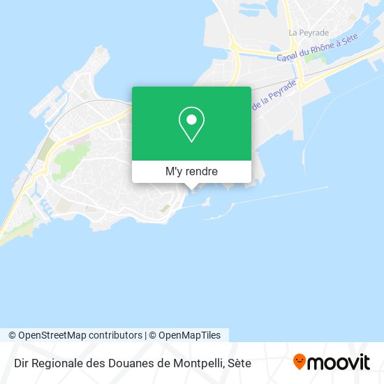 Dir Regionale des Douanes de Montpelli plan