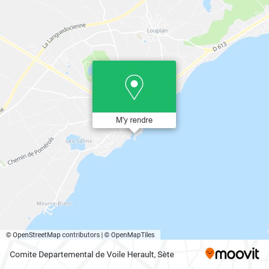 Comite Departemental de Voile Herault plan