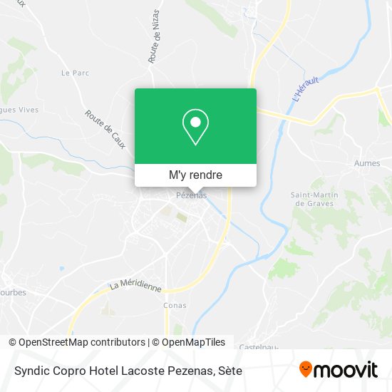 Syndic Copro Hotel Lacoste Pezenas plan
