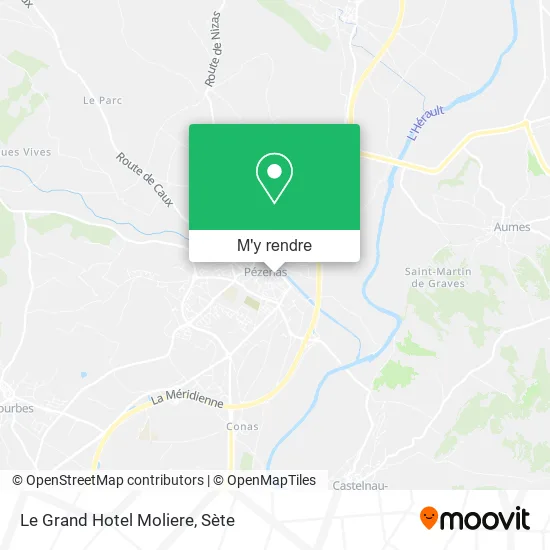 Le Grand Hotel Moliere plan