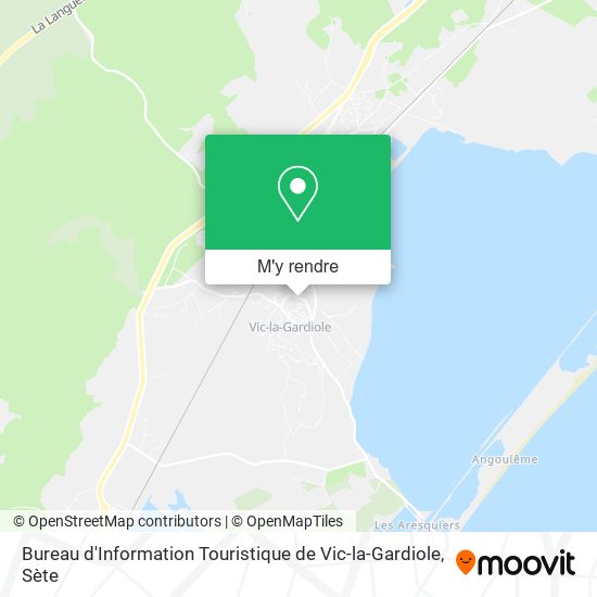 Bureau d'Information Touristique de Vic-la-Gardiole plan