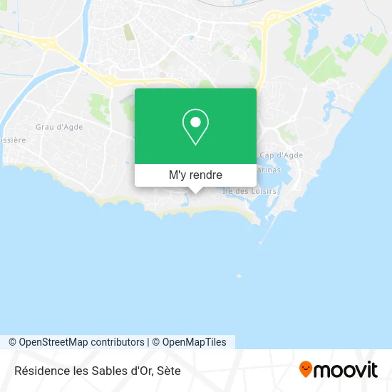 Résidence les Sables d'Or plan