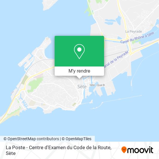 La Poste - Centre d'Examen du Code de la Route plan