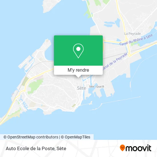 Auto Ecole de la Poste plan