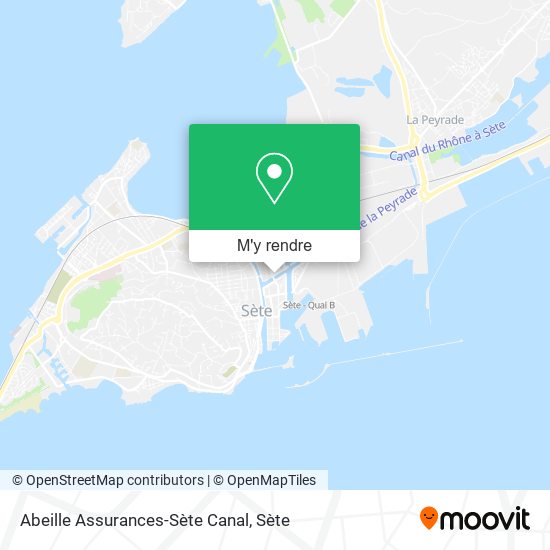 Abeille Assurances-Sète Canal plan