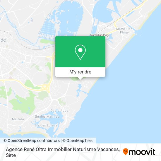 Agence René Oltra Immobilier Naturisme Vacances plan