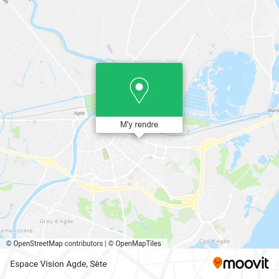 Espace Vision Agde plan