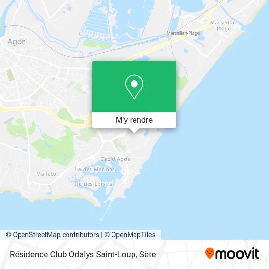 Résidence Club Odalys Saint-Loup plan