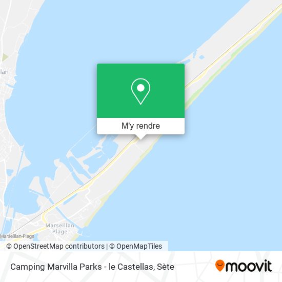 Camping Marvilla Parks - le Castellas plan